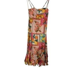 Paper Heart Maxi Dress Nwt Print Lemon